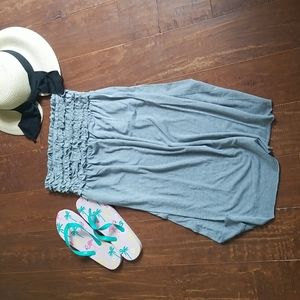 Ruffled swimsuit cover up